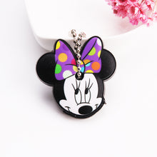 Load image into Gallery viewer, Cute Cartoon Keychain Silicone Stitch Protective Key Case Cover for Key Control Dust Cap Holder Gift Women Key Chain