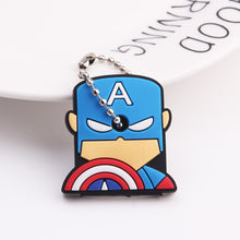 Load image into Gallery viewer, Cute Cartoon Keychain Silicone Stitch Protective Key Case Cover for Key Control Dust Cap Holder Gift Women Key Chain
